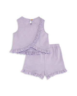 Girls' Knit Tank Top & Shorts Set 