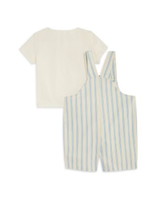Boys' Tee & Striped Overalls Set, Baby - Exclusive
