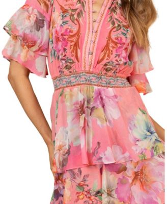  Itzayana Chiffon Maxi Dress