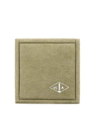 Vintage-Like Alhambra Pendant Necklace 18K White Gold and Mother of Pearl, 16.5"