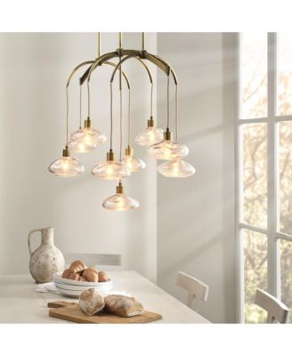  Reservoir 9-Light Blown Glass Chandelier