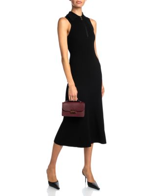 Zip Front Sleeveless Dress