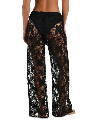 Butterfly Crocheted Cover Up Pants