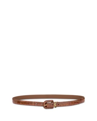 Cassandre Covered U Buckle Thin Belt