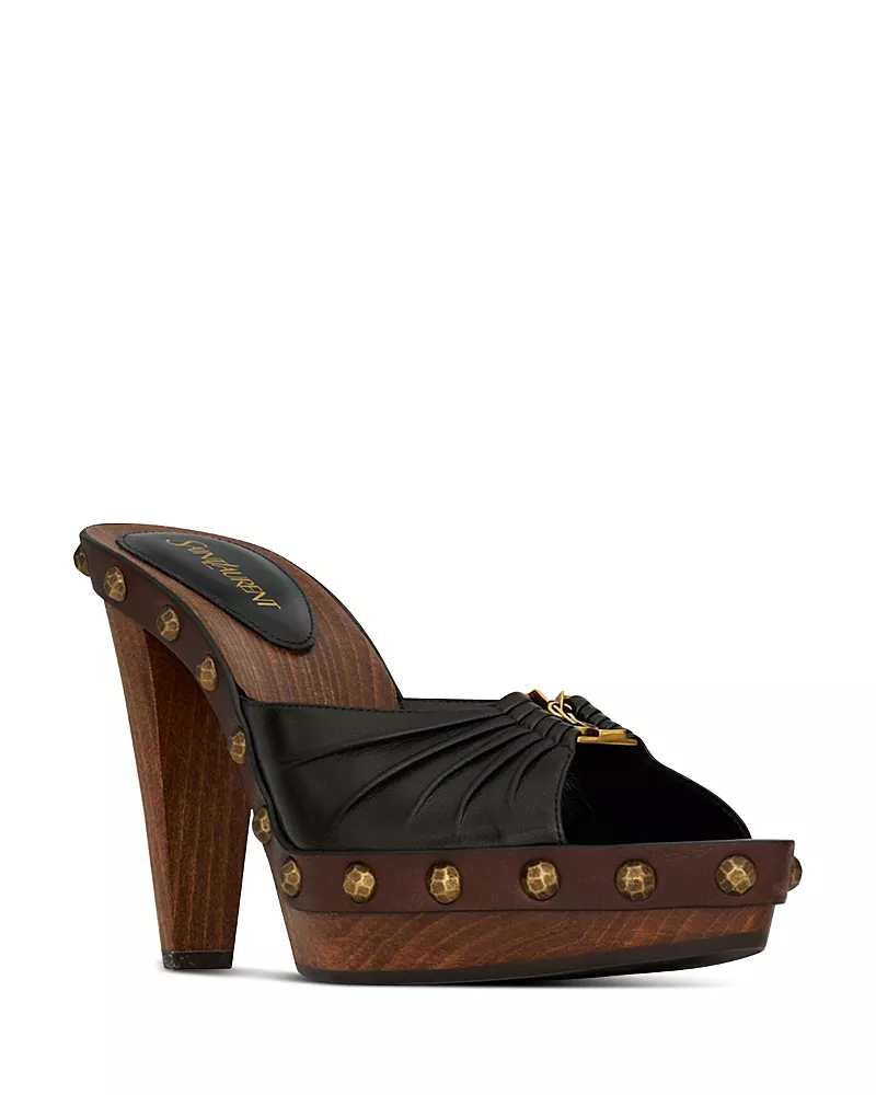 Saint Laurent Women's Babylone Clogs