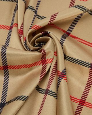 Mackworth Large Check Polyester Scarf