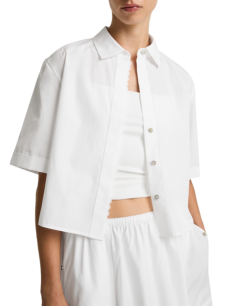 Vince Scallop Detail Top