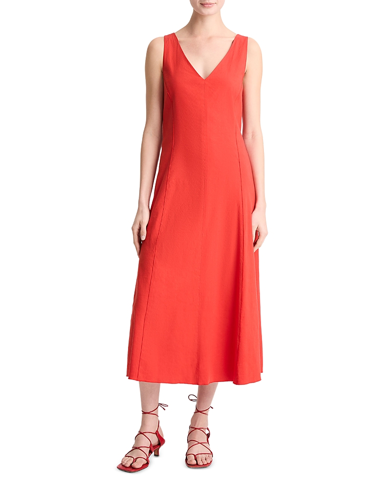 Vince V Neck Dress