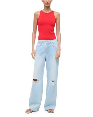 Reina Beaded Trim Top