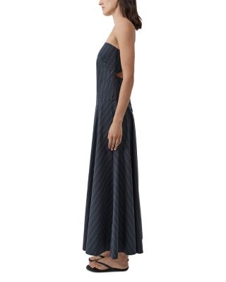 Strapless Rouleau Tie Top