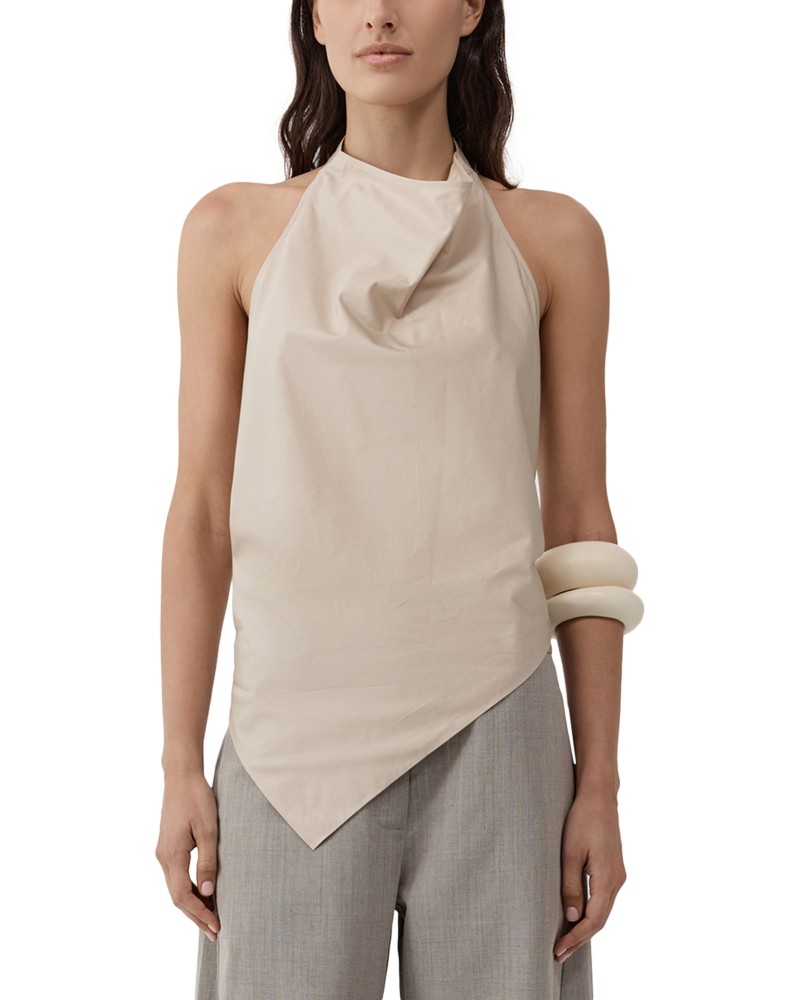 St. Agni Halter Top in Champagne