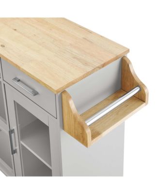 Culinary Kitchen Cart with Spice Rack