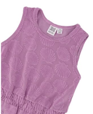Girls' Sleeveless Terry Cloth Beach Dress - Little Kid