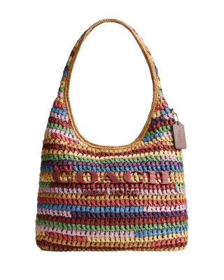 Brooklyn 34 Straw Shoulder Bag