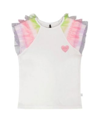 Girls' Organic Cotton Jersey Mesh Short Sleeves T-Shirt - Big Kid