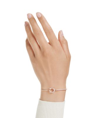 Symbolica Crystal & Cubic Zirconia Horseshoe Bangle Bracelet