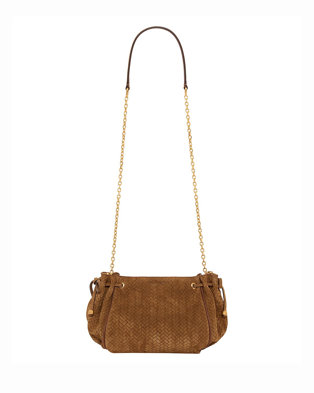 Gerard Darel Le Mini 24 Suede Crossbody