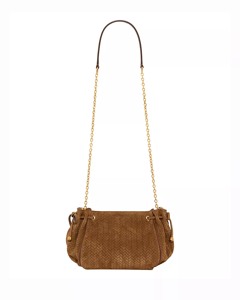 Gerard Darel Le Mini 24 Suede Crossbody
