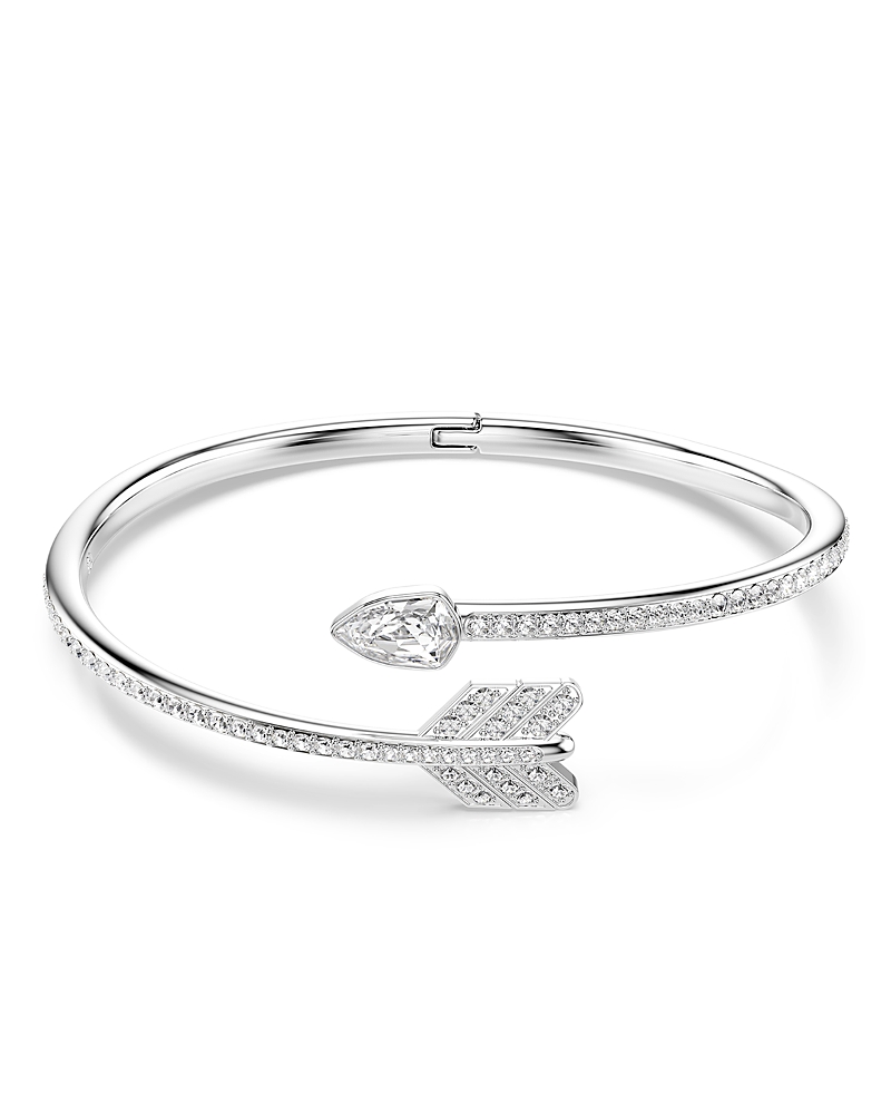 Swarovski Idyllia Crystal Arrow Bypass Bangle Bracelet