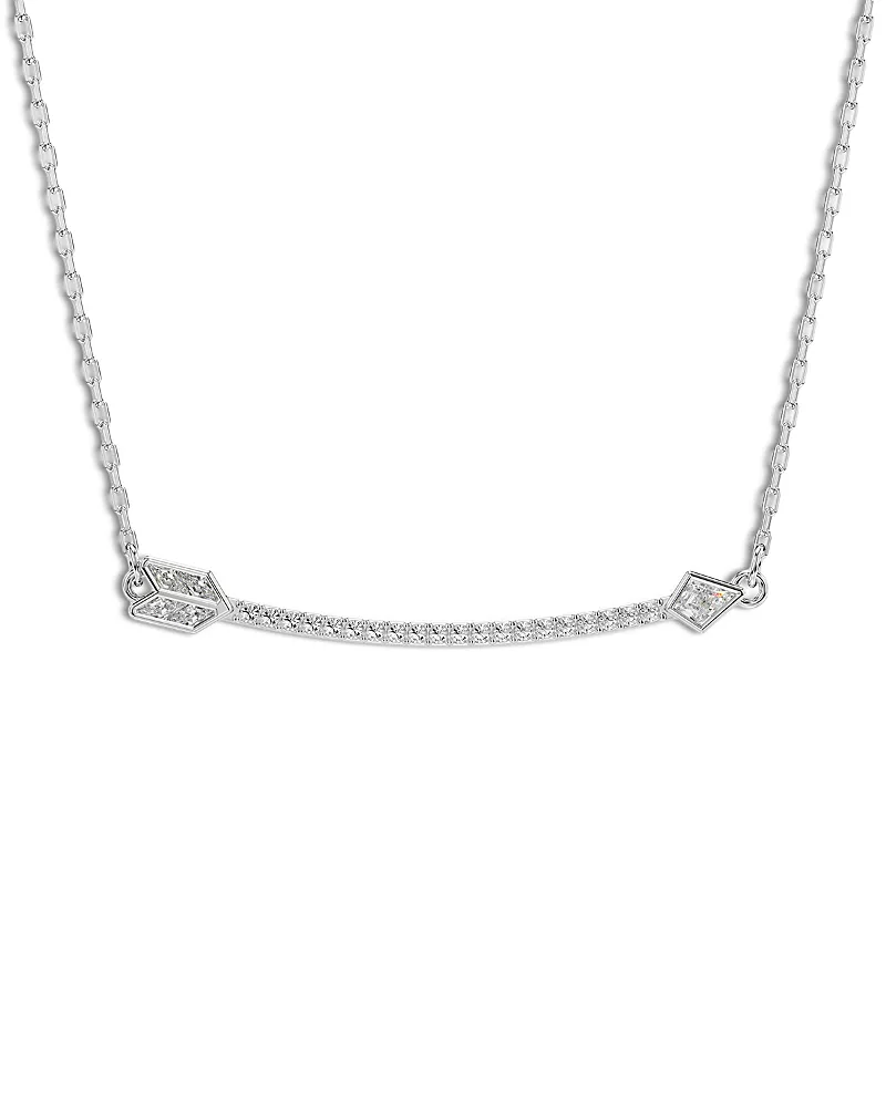 Swarovski Idyllia Crystal & Cubic Zirconia Arrow Collar Necklace, 14.87-17.75
