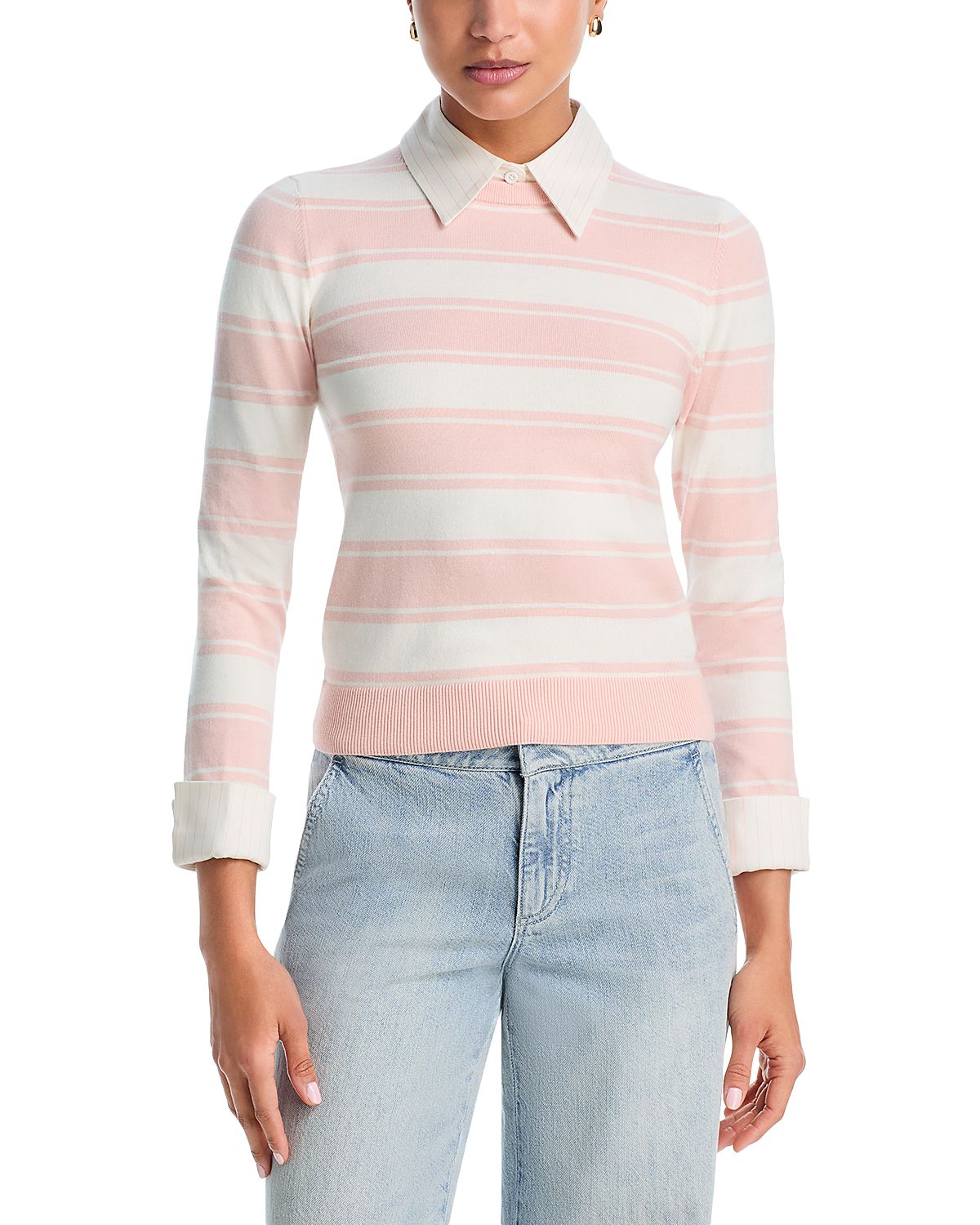 Alice and Olivia Porla Layered Look Sweater