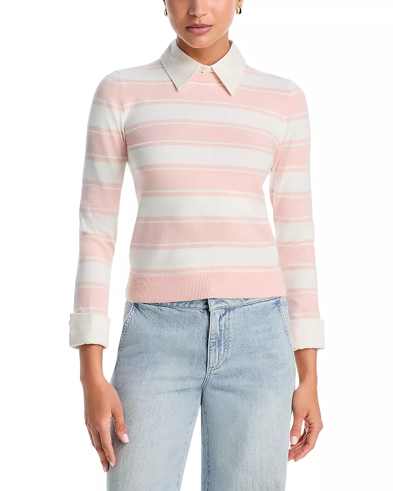 Alice and Olivia Porla Layered Look Sweater