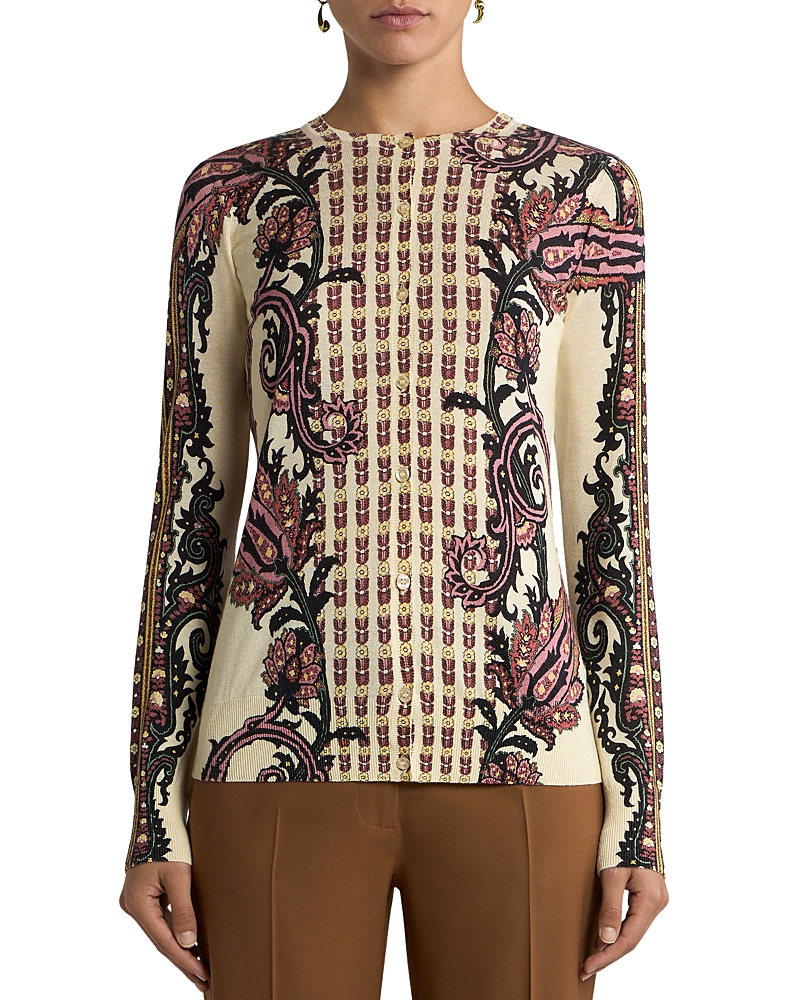 Etro Slim Fit Cardigan Sweater