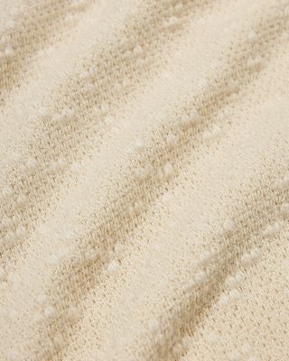 Textured Cotton Knit Polo Shirt