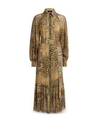 Midi Shirt Dress with Belt