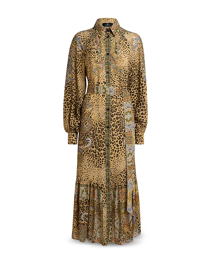 Etro Midi Shirt Dress with Belt