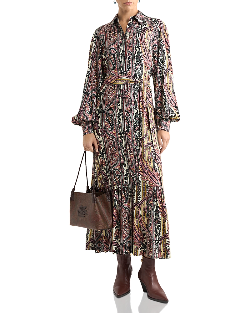 Etro Midi Shirt Dress with Belt
