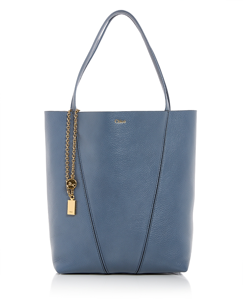 Chloe Medium Spin Tote in Leather · NO SIZE