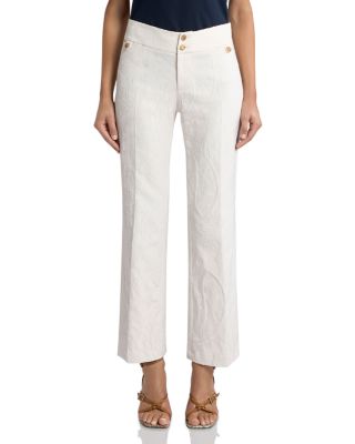 Flared Trousers with Waist Details