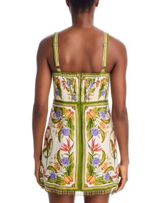 Bead Fringe Mini Dress