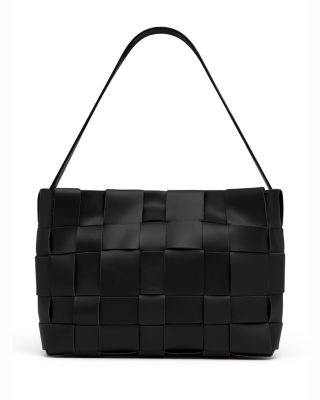 Mini Woven Leather Tote