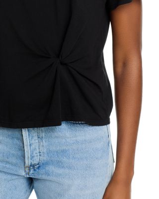 Rhou Short Sleeve Knot Front Tee