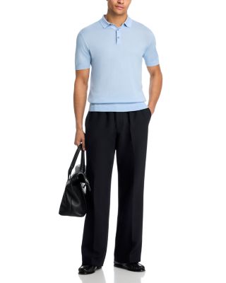 Silk Cotton Polo Shirt
