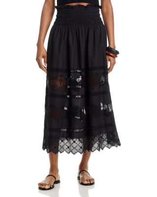 The Rosette Crochet Midi Skirt