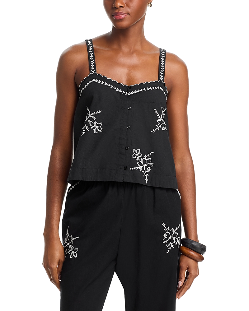 The Great. Embroidered Tank