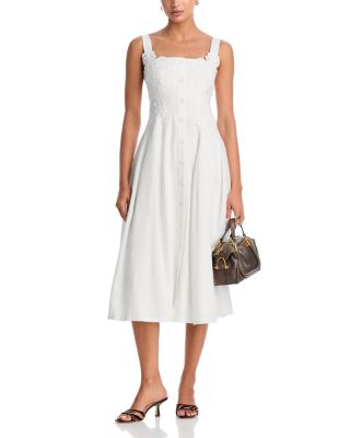 Lace Appliqu&eacute; Midi Dress - Exclusive