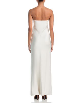 Bias Strapless Gown