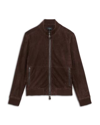 Suede Zip Through Jacket