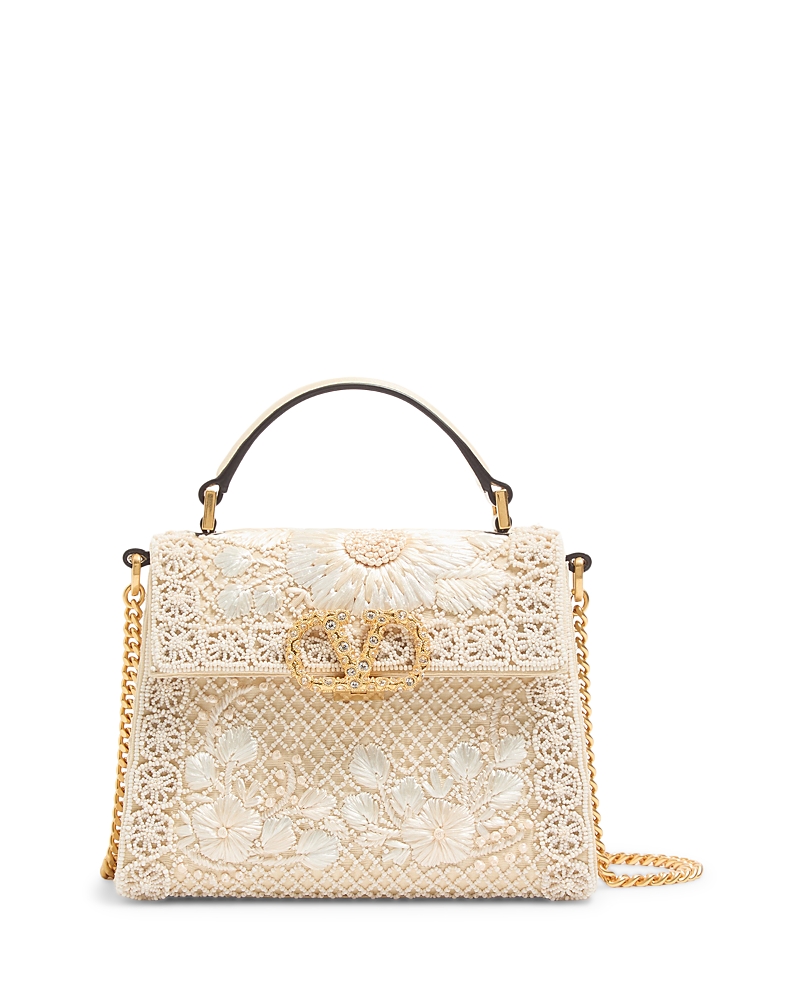 Valentino Garavani Vsling Mini Beaded & Embroidered Handbag