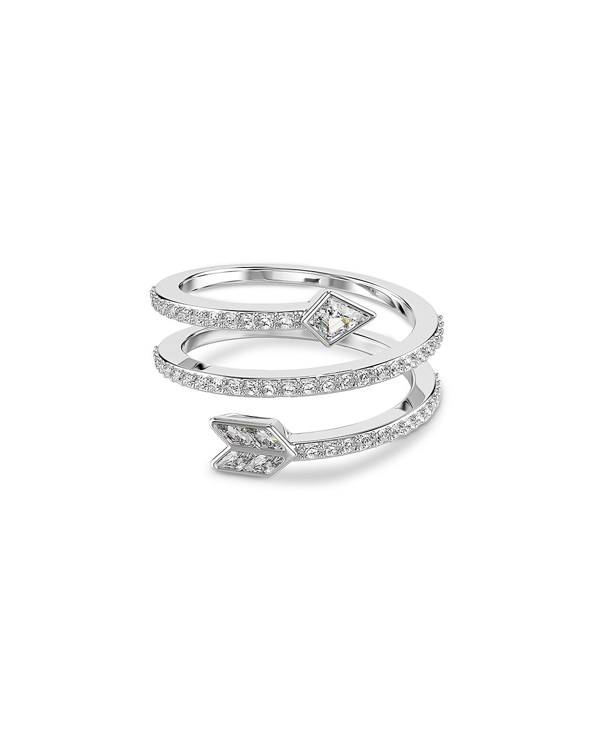 Swarovski Idyllia Crystal & Cubic Zirconia Arrow Wrap Ring