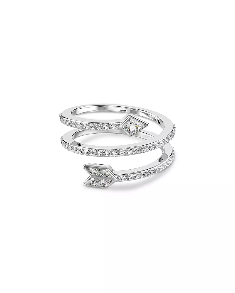 Swarovski Idyllia Crystal & Cubic Zirconia Arrow Wrap Ring