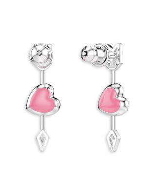 Idyllia Heart Arrow Drop Earrings