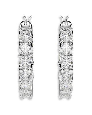 Matrix Vittore Crystal Hoop Earrings