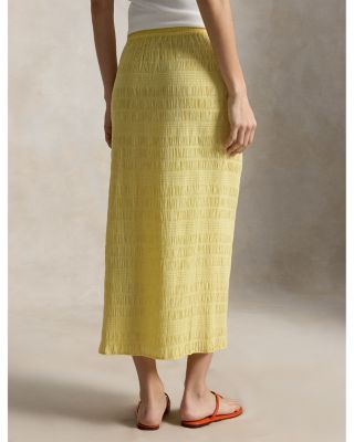 Seersucker Drawstring Skirt