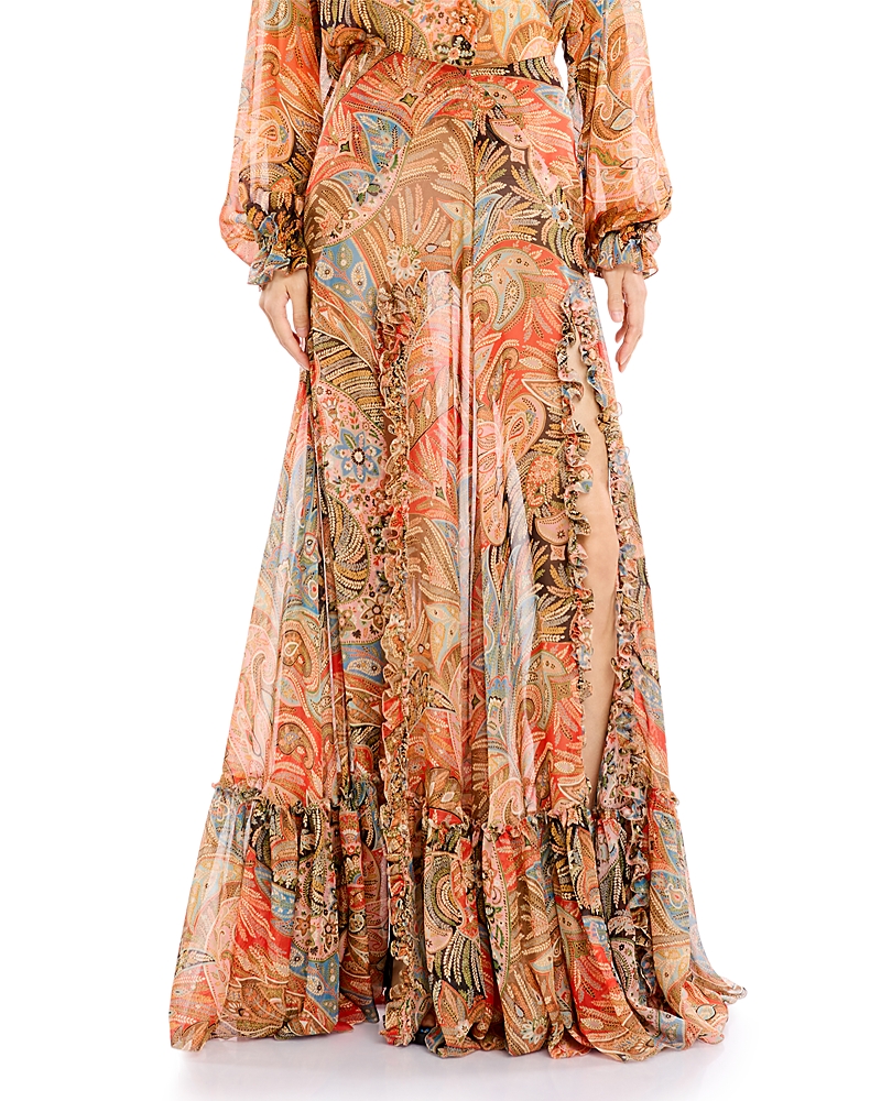 Etro Ruffled Long Skirt