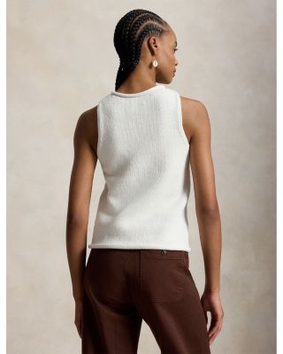 Sleeveless Sweater Tank Top